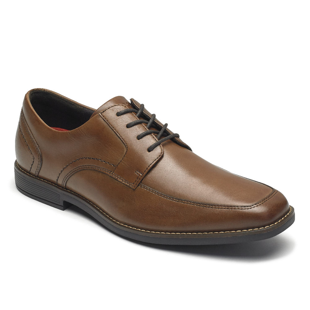 Oxfords Rockport Homem Marrom - Braylon Apron Toe - 07812JIWB